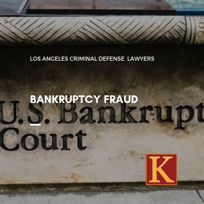 Bankruptcy Fraud 18 USC § 152 and 18 USC § 157