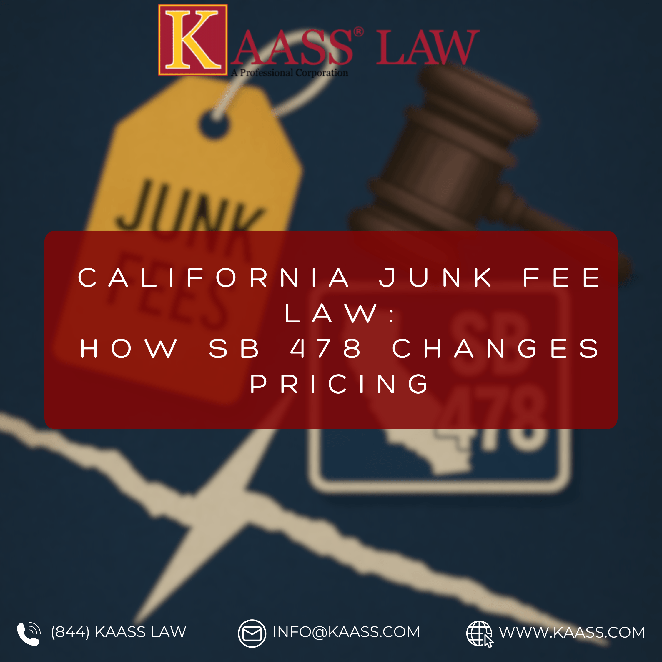 California Junk Fee Law: How SB 478 Changes Pricing