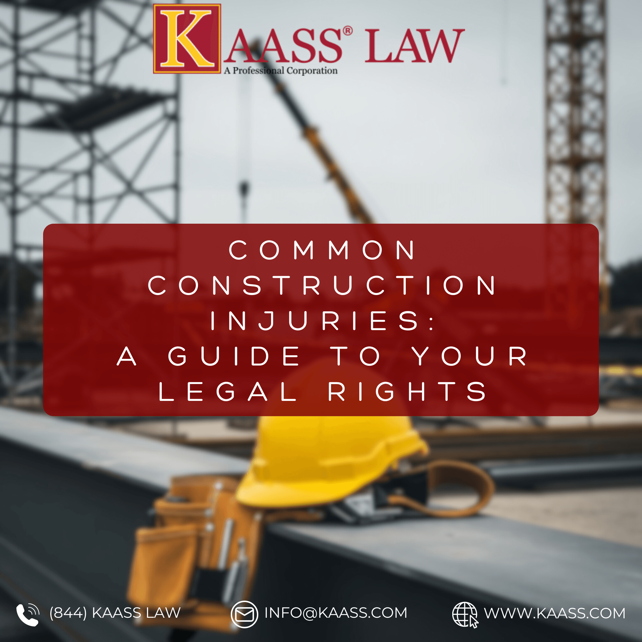 Common Construction Injuries: A Guide to Your Legal Rights