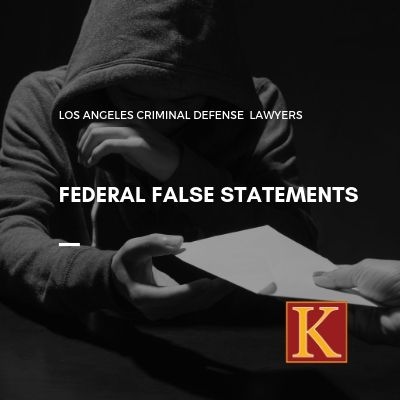 Federal False Statements