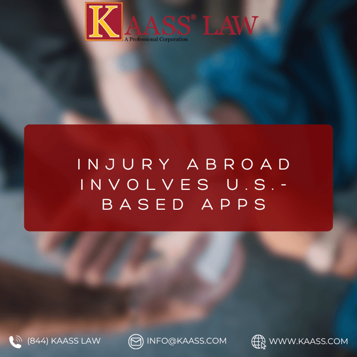 Injury Abroad Involves U.S.-Based Apps