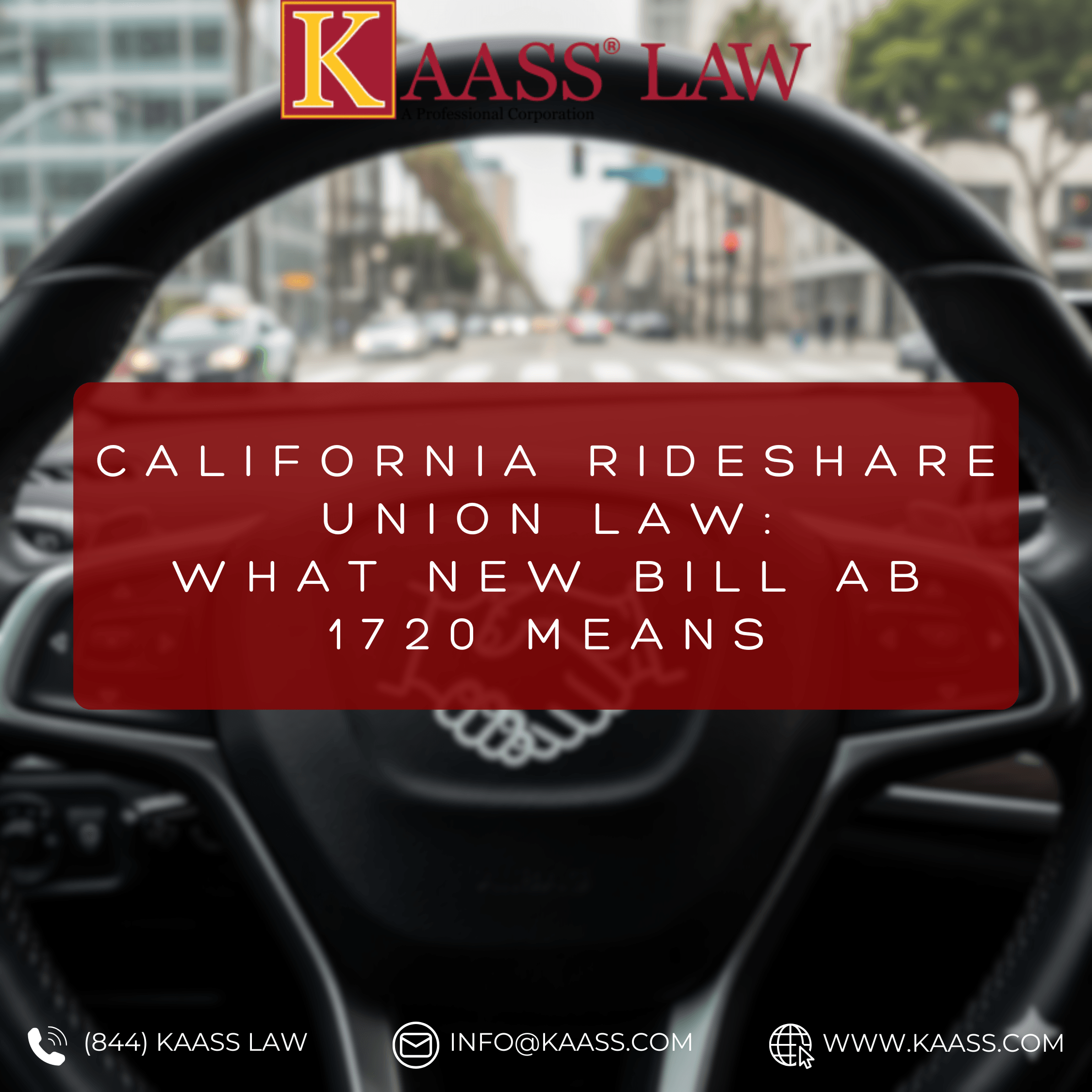 California Rideshare Union Law: What New Bill AB 1720 Means