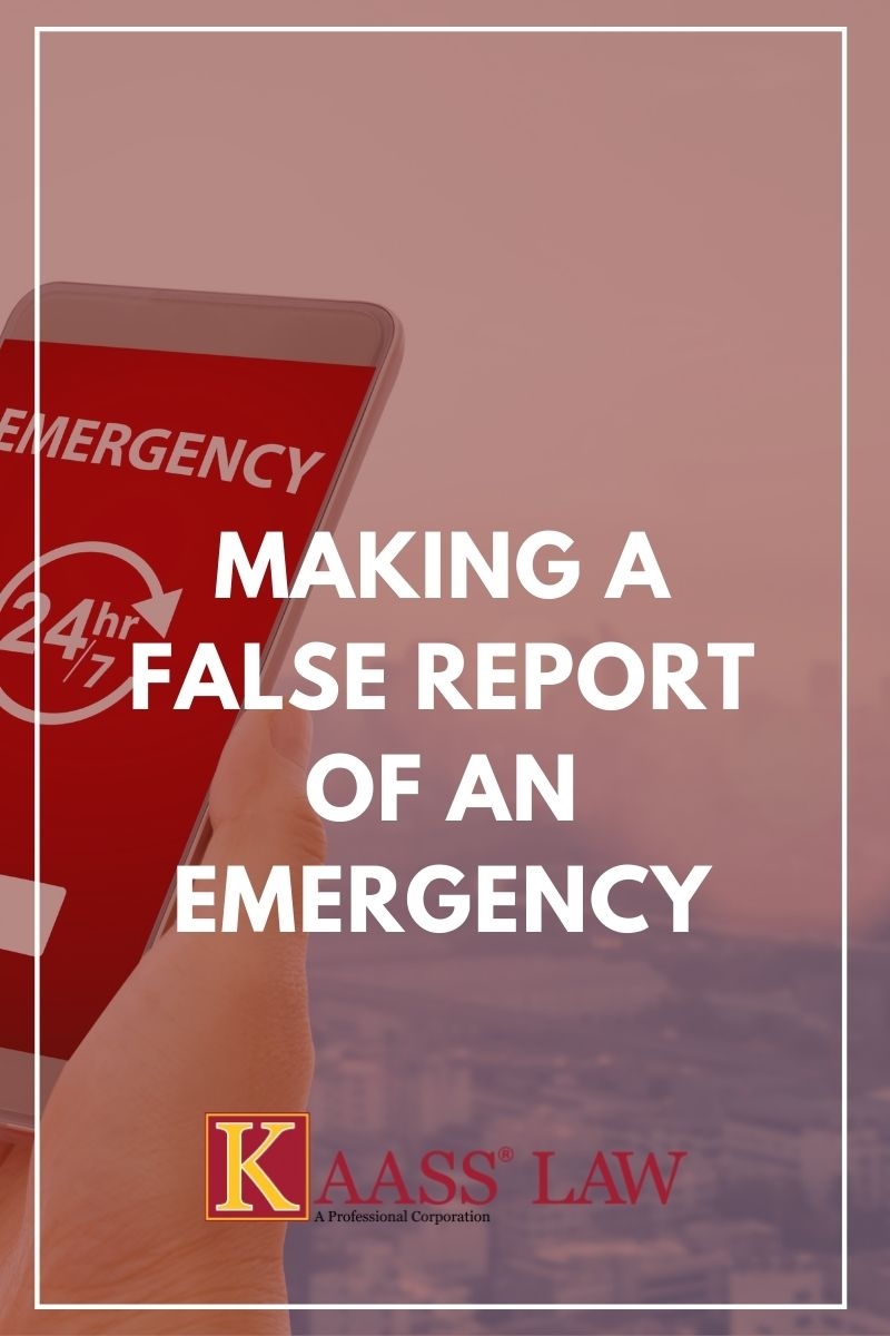 Making a False Report of an Emergency