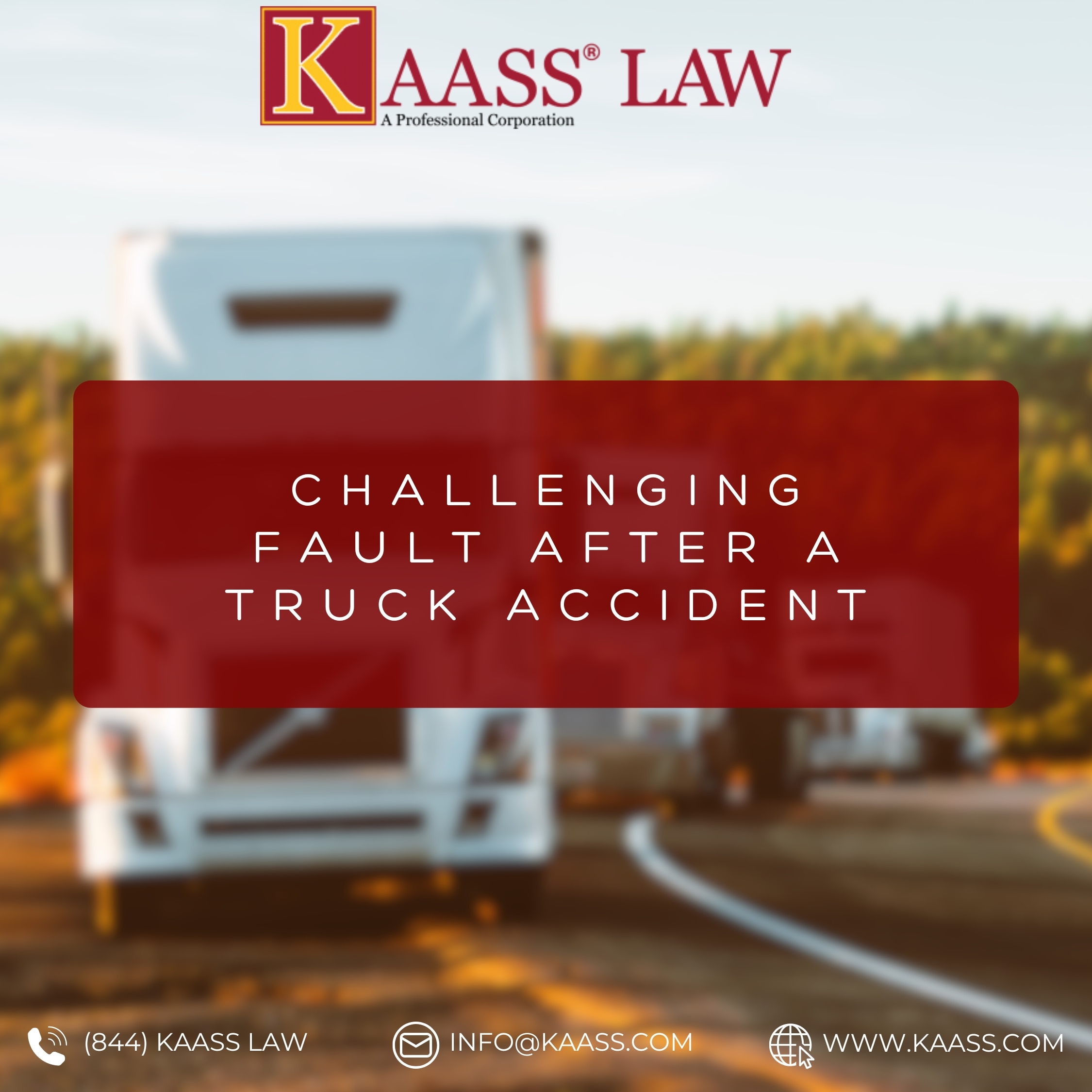 Challenging Fault After a Truck Accident