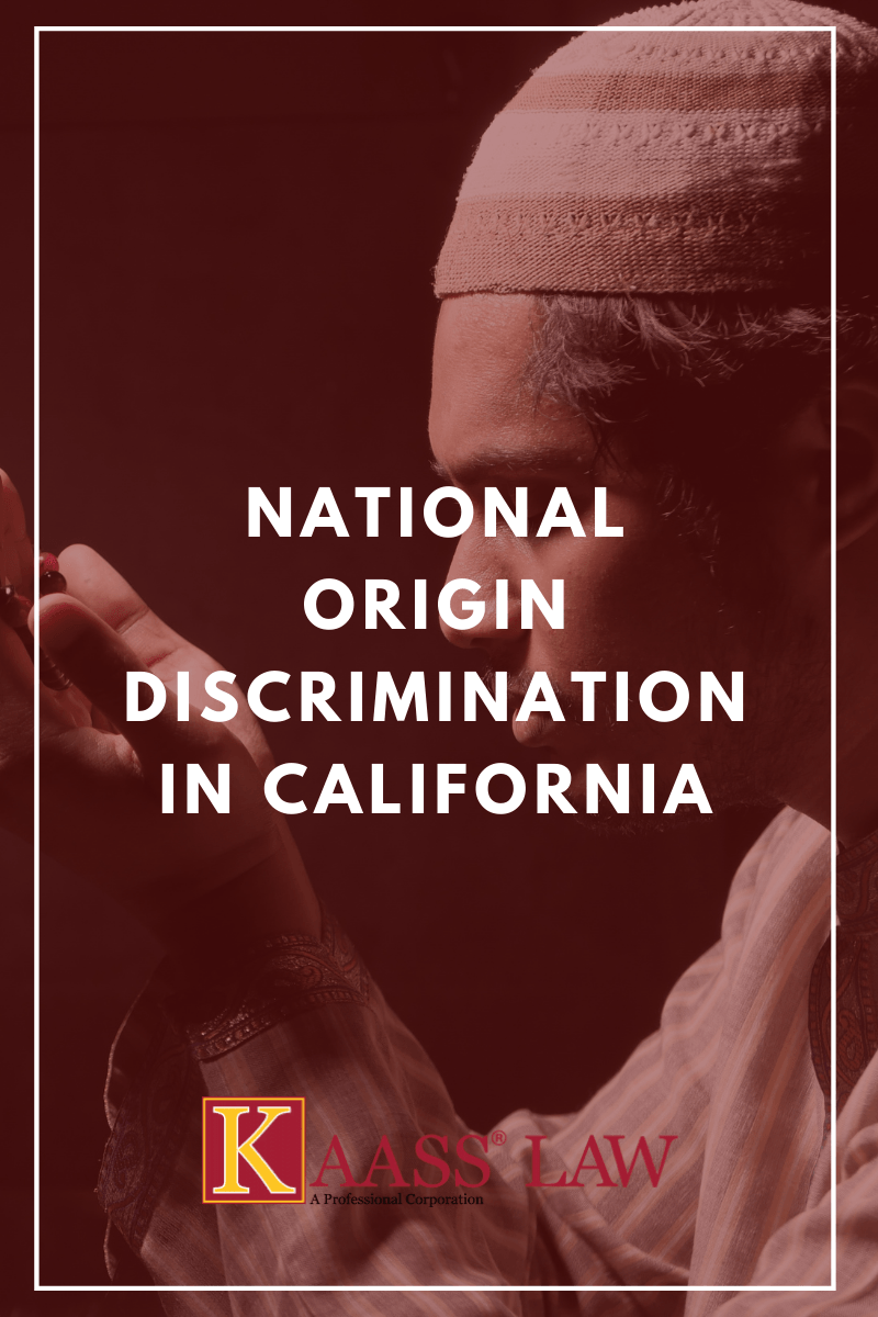 National Origin Discrimination in California