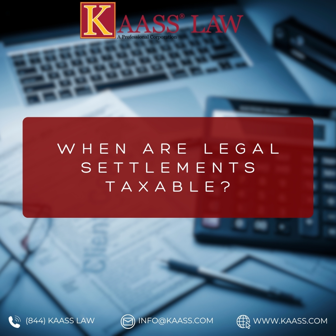 When Are Legal Settlements Taxable?