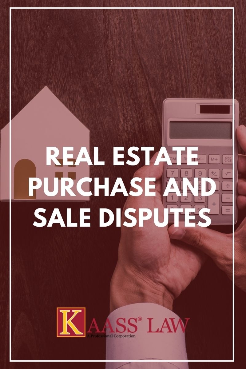 Real Estate Purchase and Sale Disputes