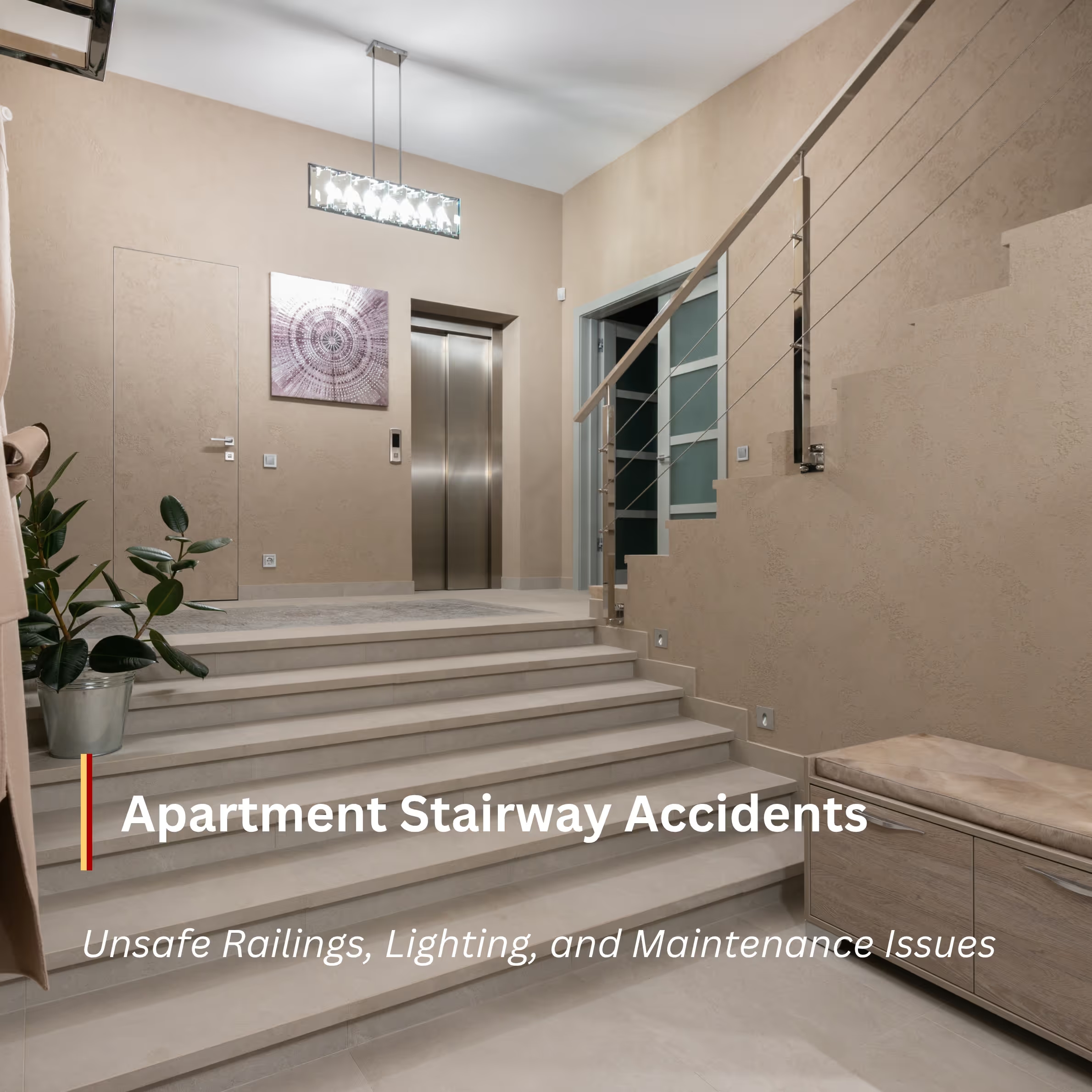 Apartment stairway accidents