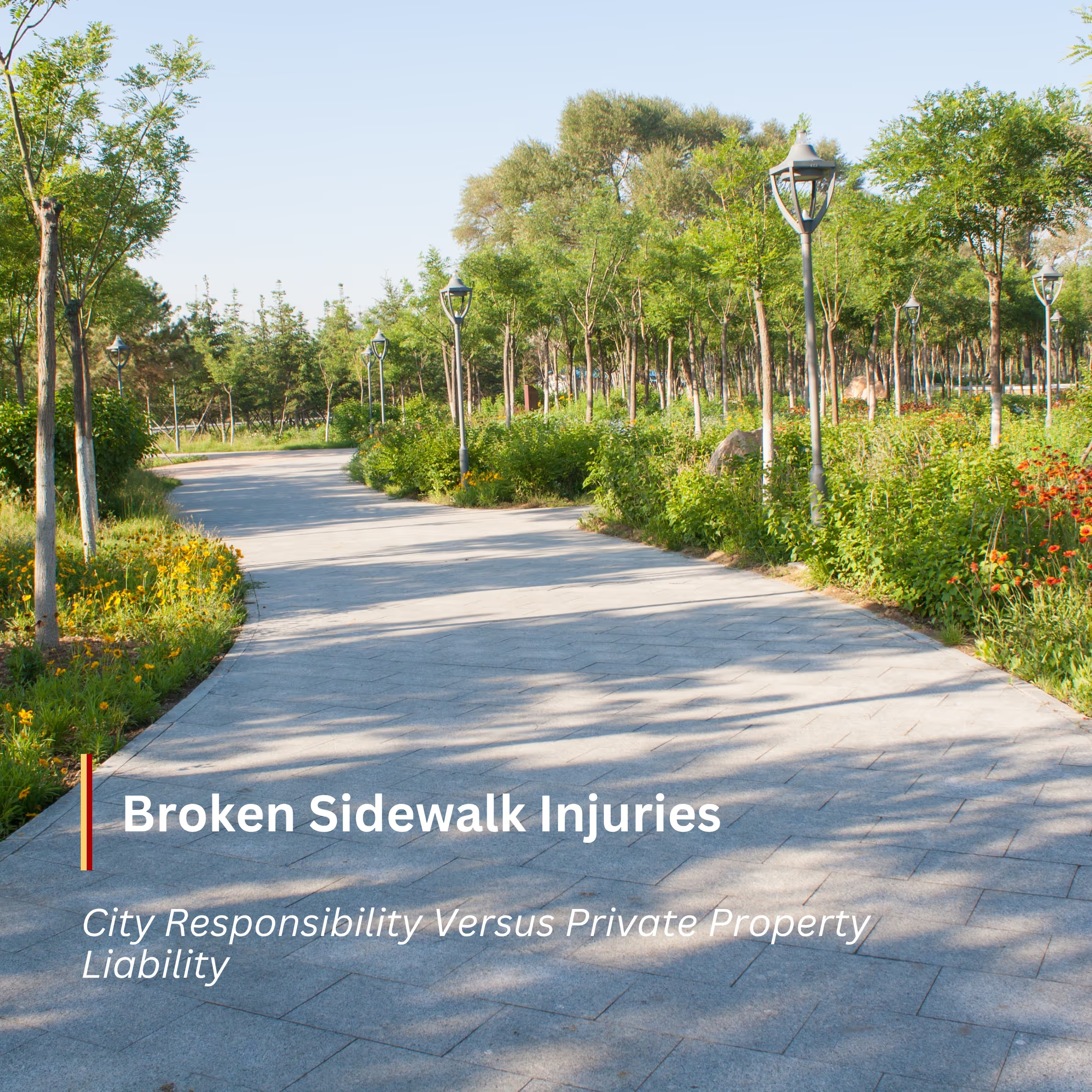 Broken sidewalk injuries