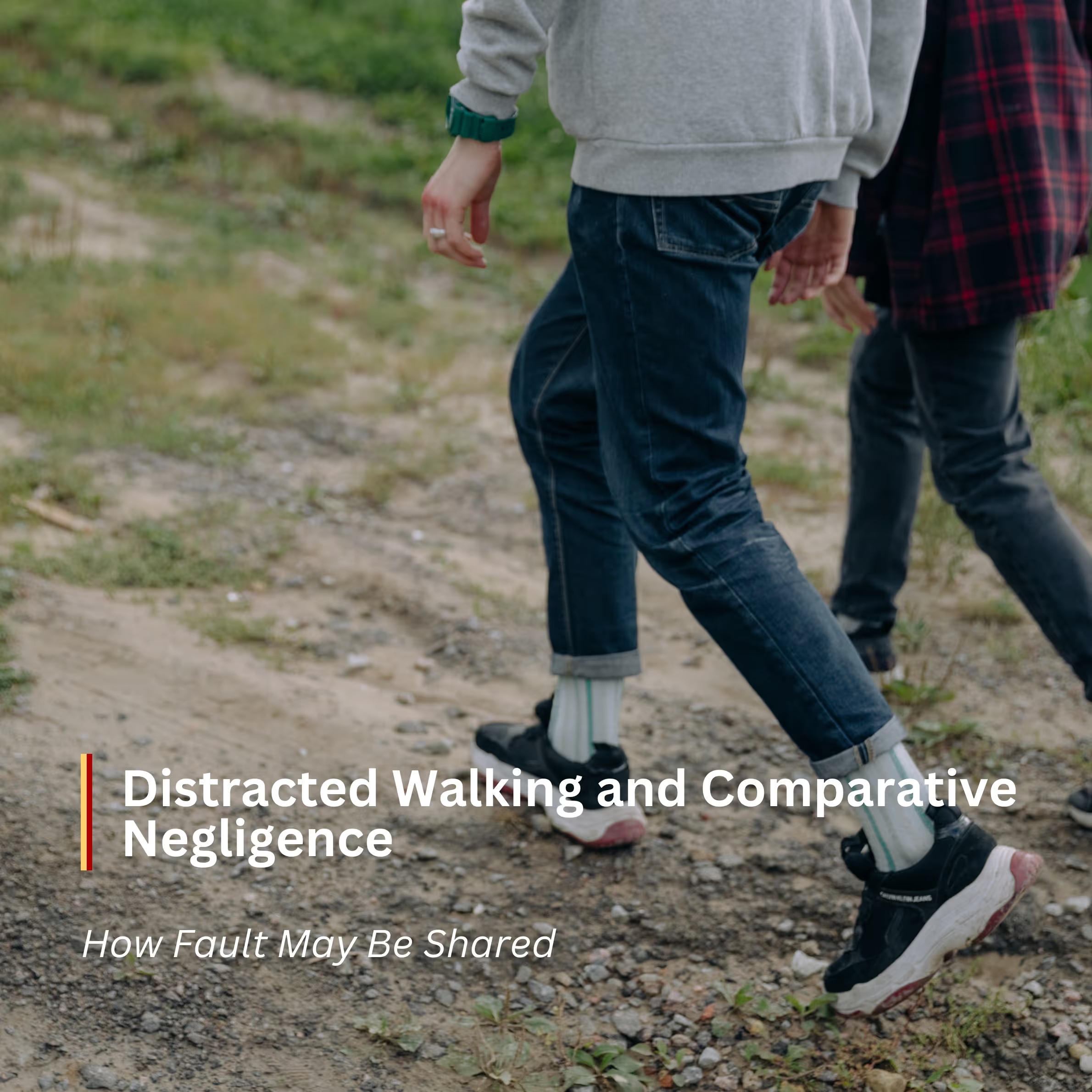 distracted walking comparative negligence