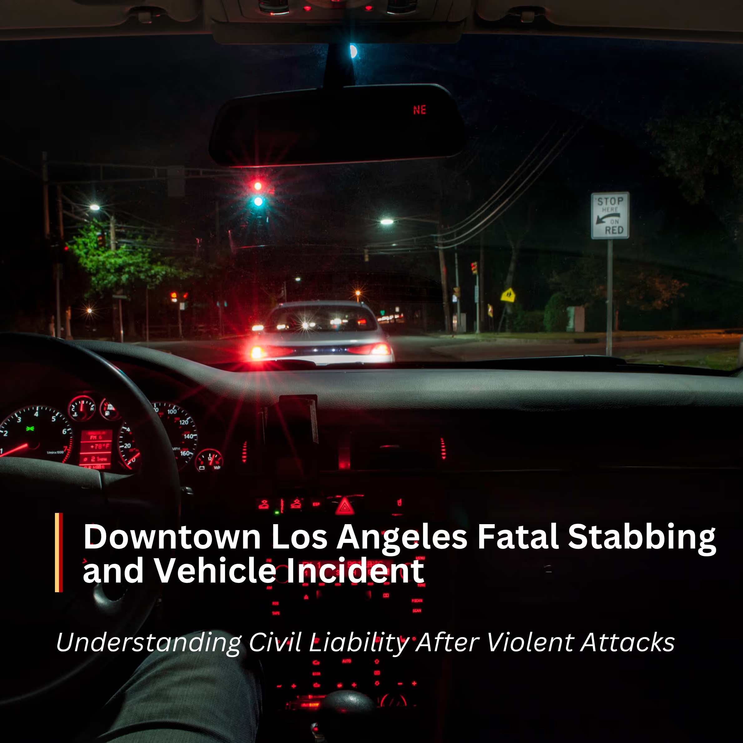 Downtown Los Angeles fatal stabbing