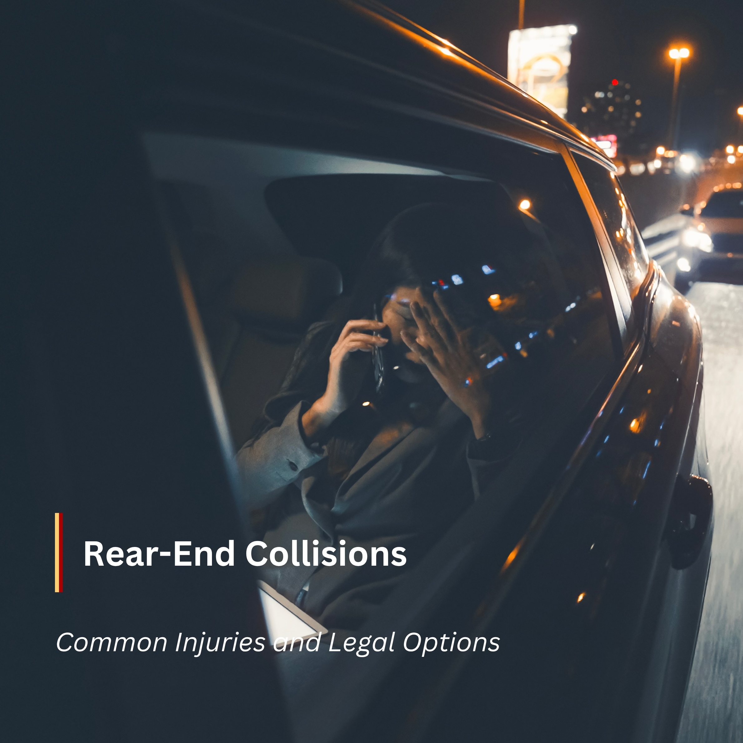 Rear-end vehicle collisions