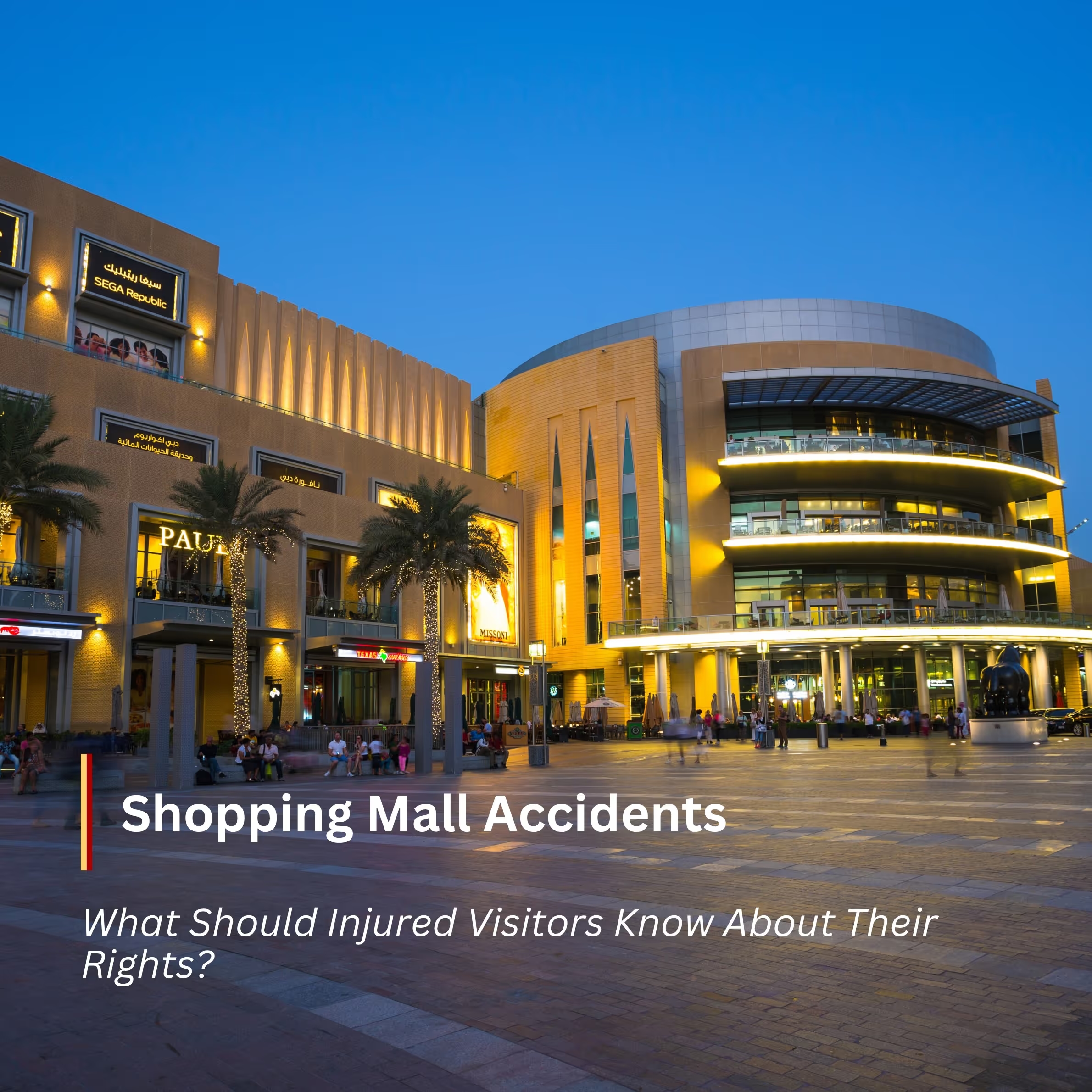 Shopping mall accidents